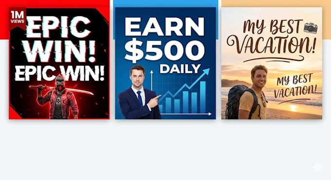 design viral youtube thumbnails