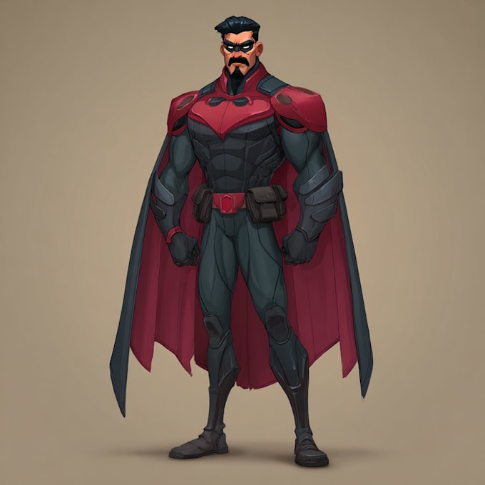 draw you like a custom superhero