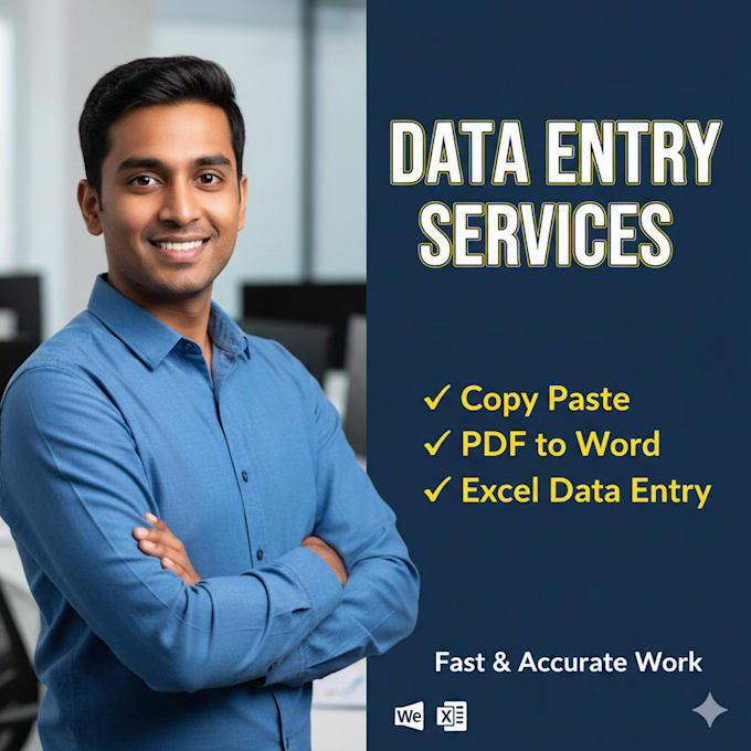 data entry and typing work