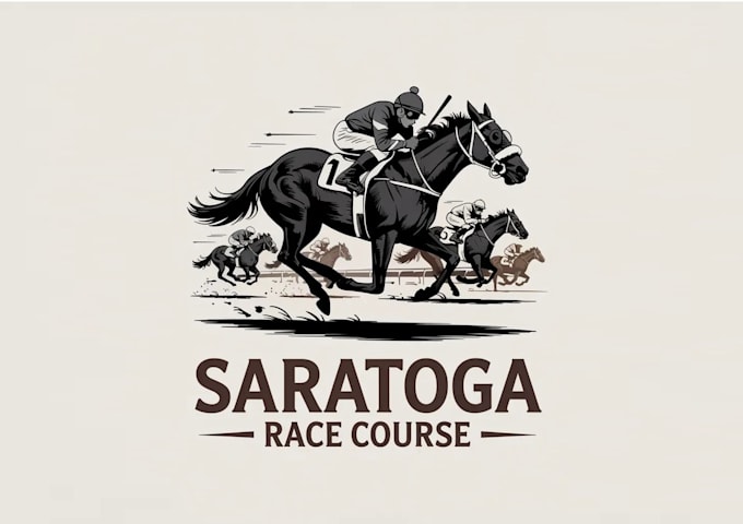 do horse racing equestrian equine business logo design