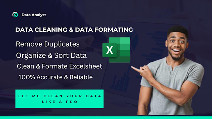 clean excel data, remove duplicates, and fix errors