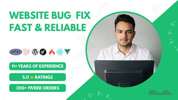 fix bugs and errors in your website or web application