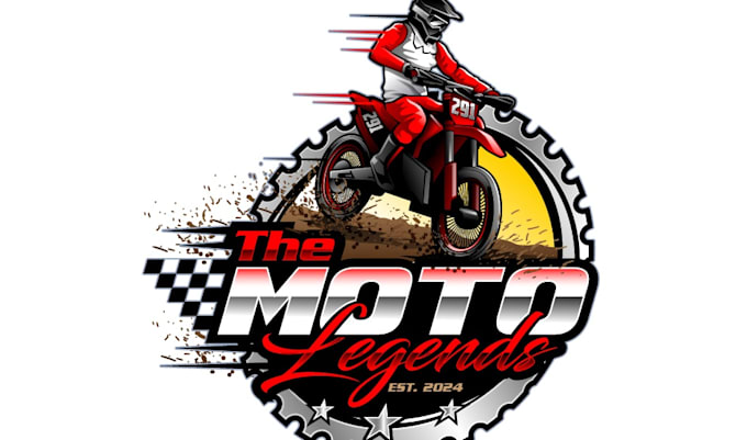 create a luxury motorcycle logo design