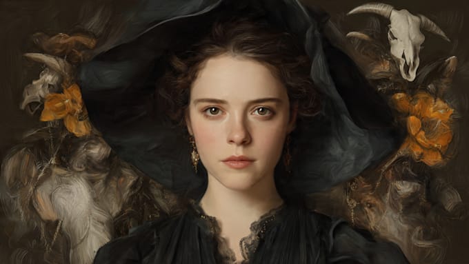 draw digital oil painting