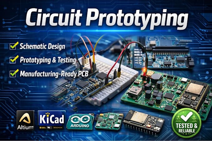 Do professional circuit prototyping and electronics circuit design by ...