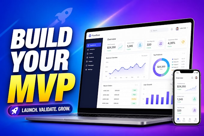 build your startup mvp or business web app
