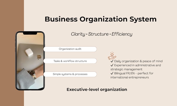 audit and organize your business systems and workflows