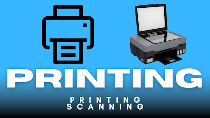 install, setup, configure network printers and scanning