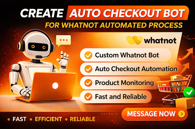 create auto checkout bot for whatnot automated process