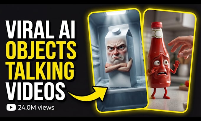create viral ai objects talking video using veo 3