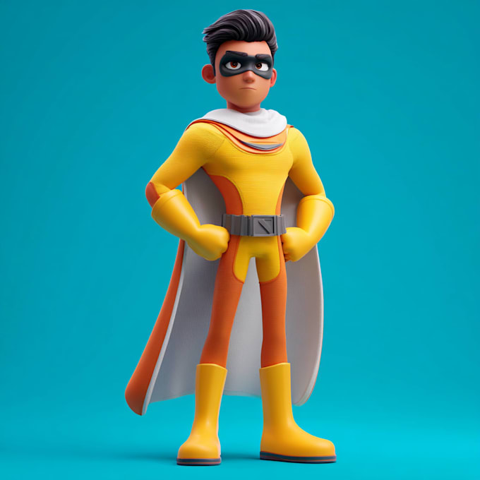 make super hero character design for you