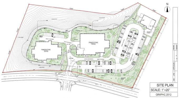 provide the site plan in autocad in no delay