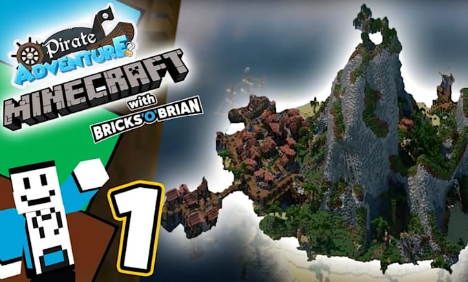 Build adventure minecraft map terrian structures for servers minigames ...