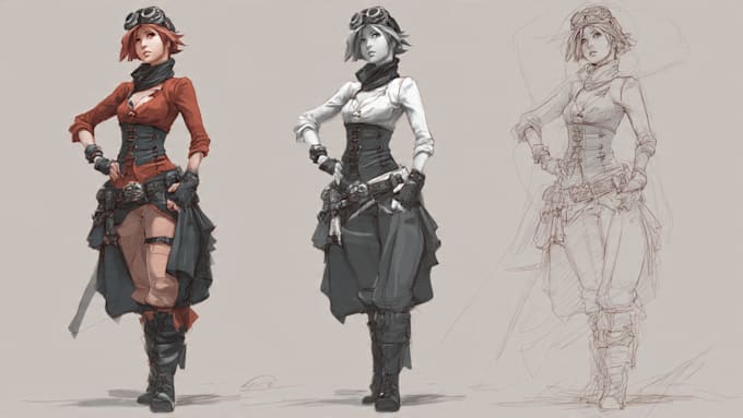 design characters concept sketch art