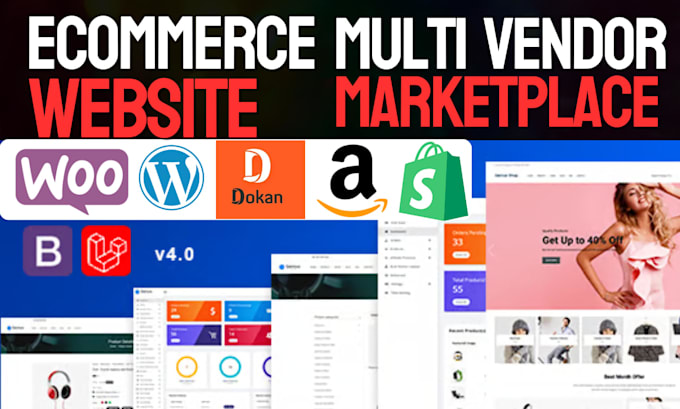 do shopify multi vendor marketplace website woocommerce dokan ecommerce website
