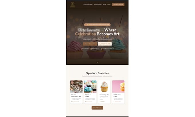 build a clean, single page website for your business