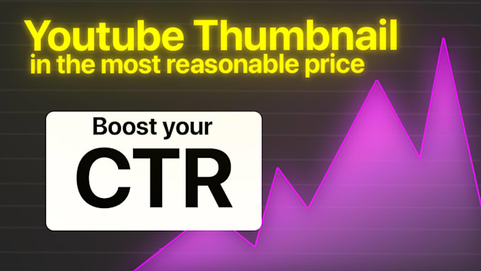 create highly attractive eye catching youtube thumbnails