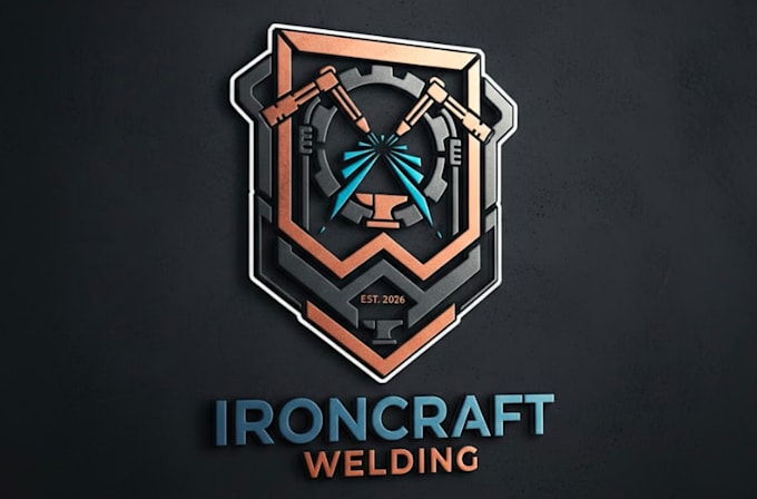make bold and memorable welding logo for your brand