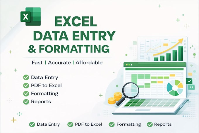 Do excel data entry and data analysis professionally by Excelpro_rahul ...