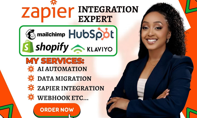 mailchimp shopify klaviyo api zapier integration hubspot gohighlevel automation