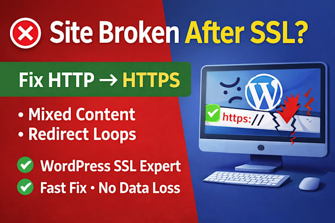 fix website broken after SSL installation https mixed content