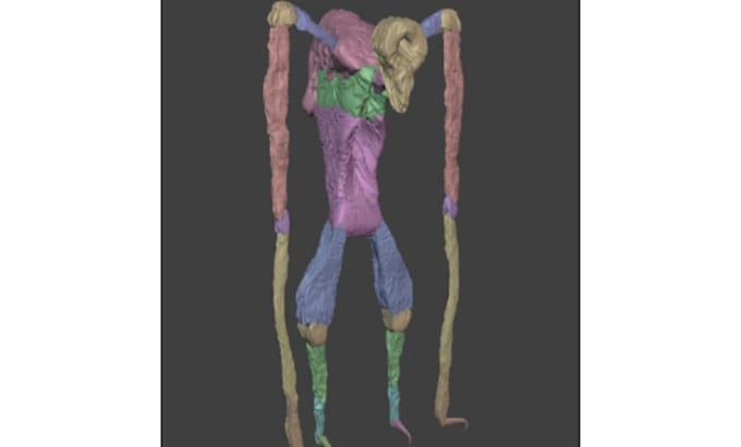 create a monster 3d model in blender