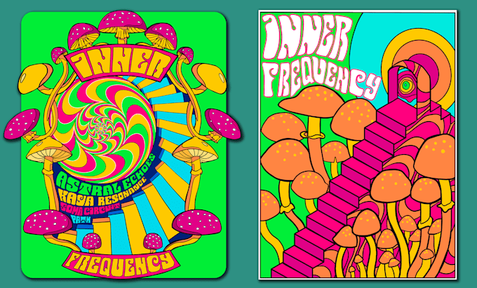 design a poster or a vibrant key visual