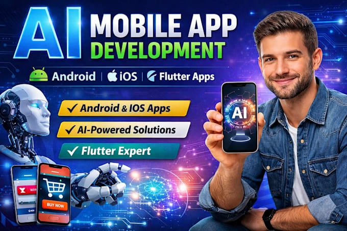 do ai mobile app development, android ios app development, flutter app developer