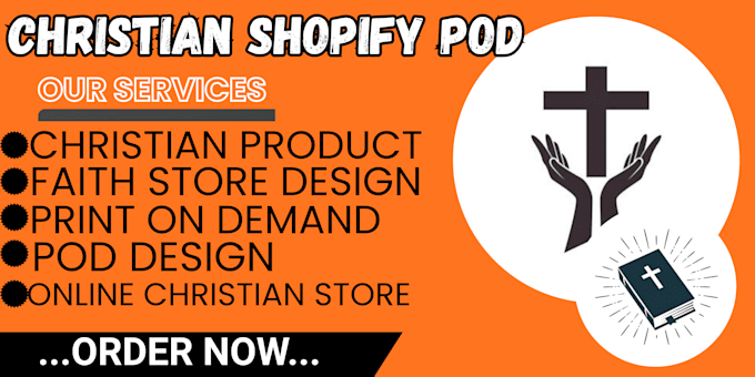 build christian pod store setup and custom design