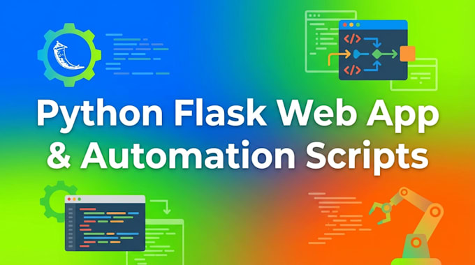 build a simple python flask web app or automation script