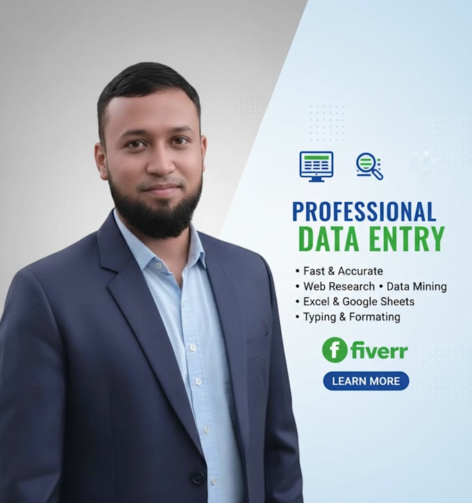 do fastest data entry, copy paste and web research work
