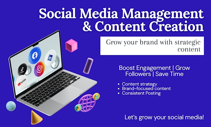be your social media strategist and content manager