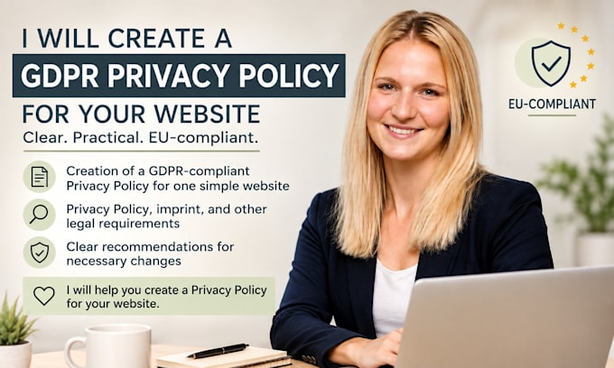 create a gdpr privacy policy for your website