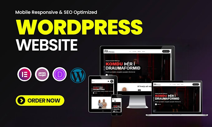 design or redesign wordpress website with elementor pro