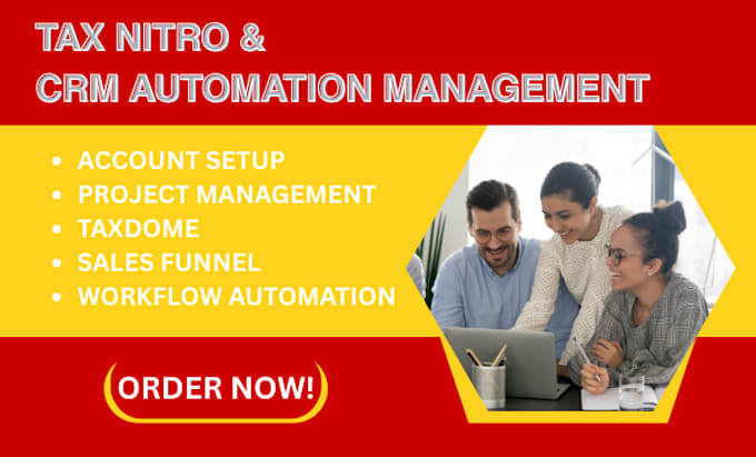 setup tax nitro canopy CRM tax software setup accounting workflow automation