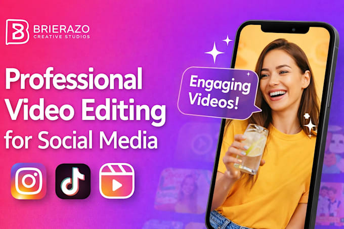create professional social media video edits