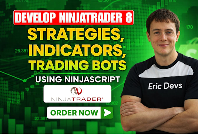 develop ninjatrader 8 strategies, indicators, or trading bots using ninjascript