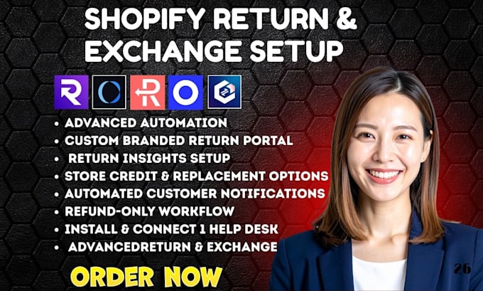 setup shopify return and exchange yanet parcelwill  returnzap loop synctrack