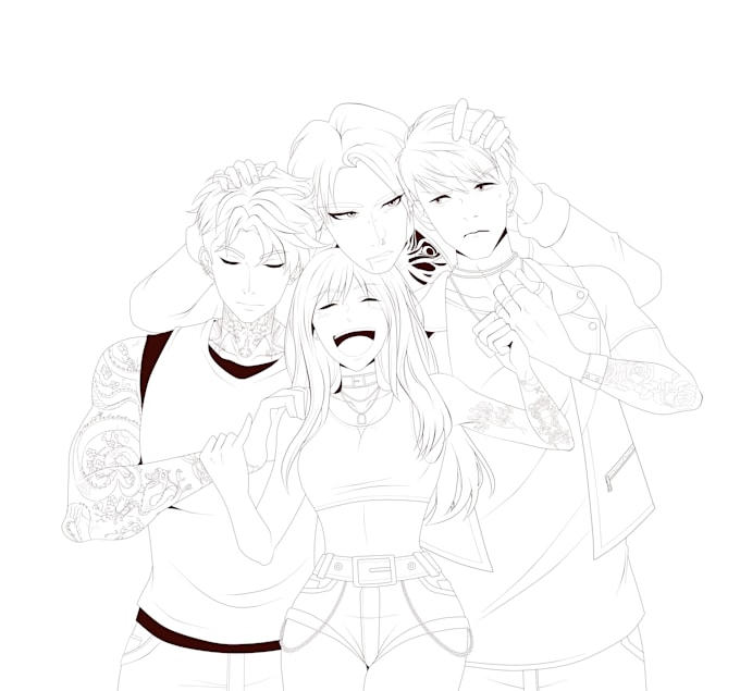 draw clean line art