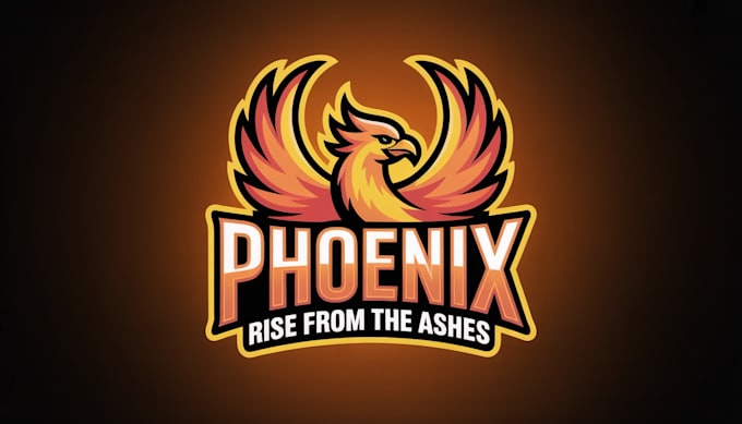 do high quality custom phoenix logo with free source file