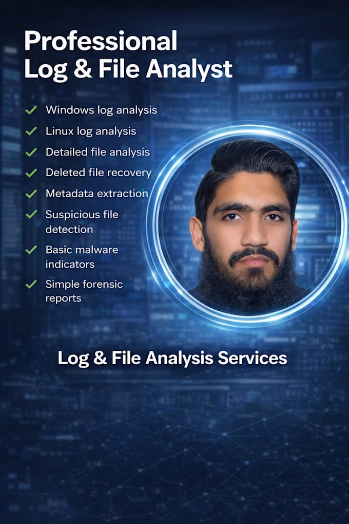 analyse logs and files with metadata extraction and data recovery