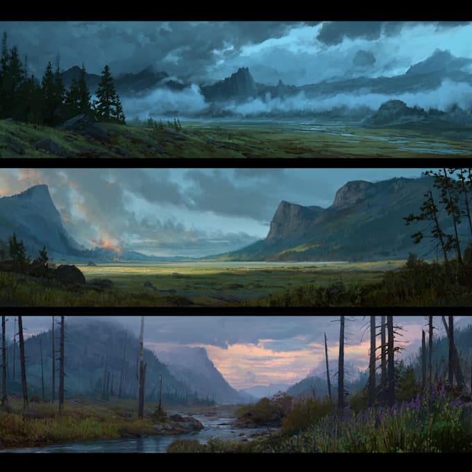environment concept art landscape design