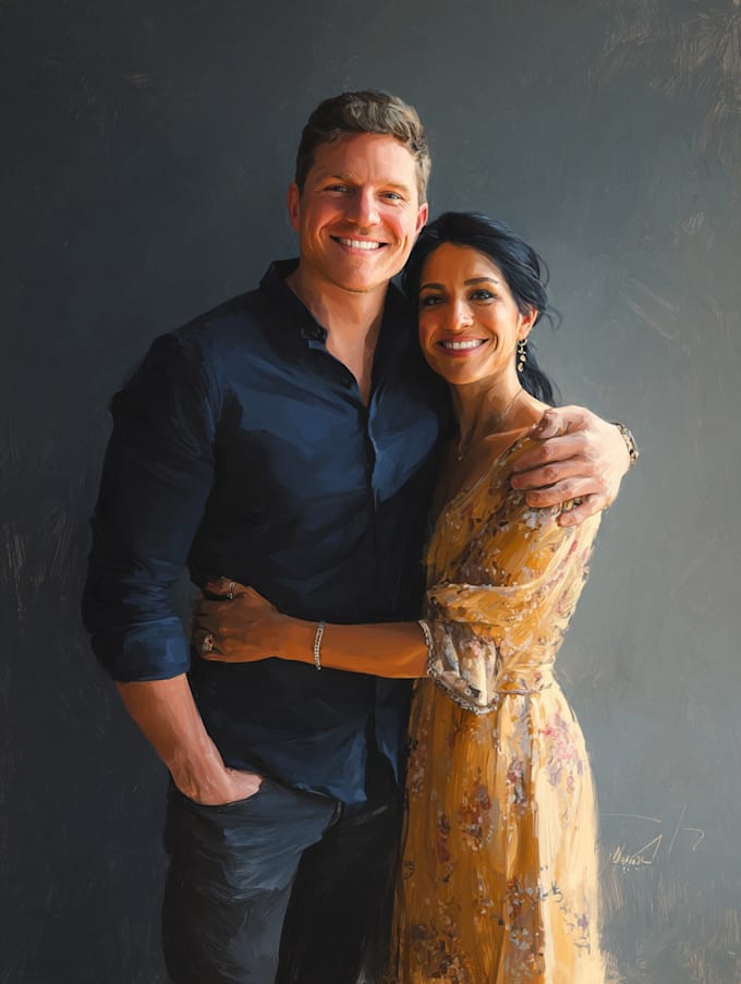 design couple portrait wedding portrait