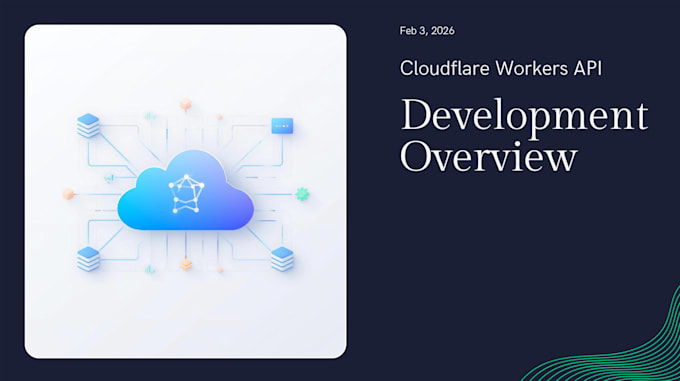 build a cloudflare workers serverless API with caching and auth