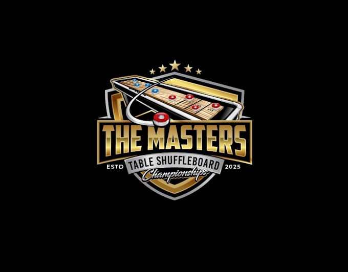 create exclusive and marvelous shuffleboard logo design