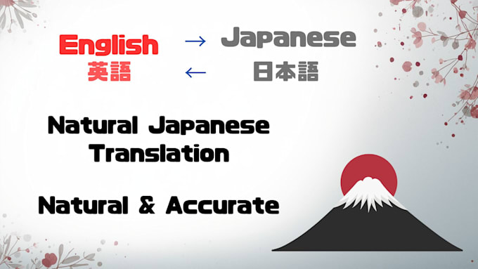 provide native japanese translation and proofreading