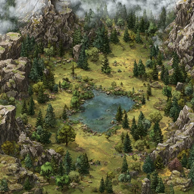 create high quality bespoke fantasy maps