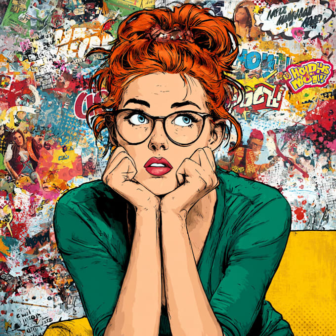 do creative pop art illustrations