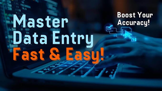 be your data entry expert and data problem solver