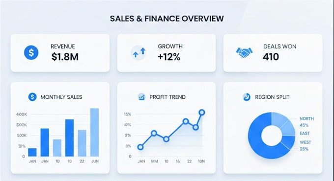 design a professional tableau or power bi dashboards